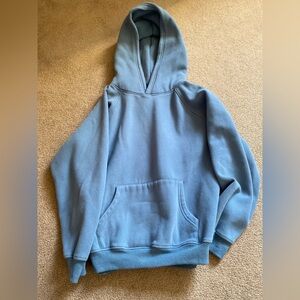 Blue hoodie
